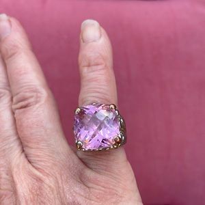 Pink Rhinestone Ring